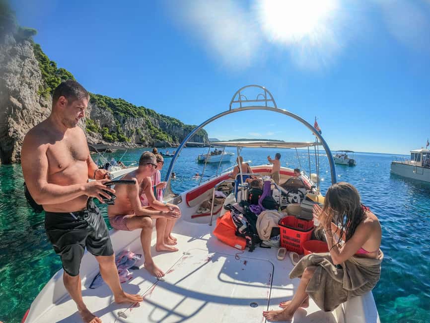 From Dubrovnik: Elaphiti Islands & Blue Cave Speedboat Tour - Sea conditions, swimming, and safety