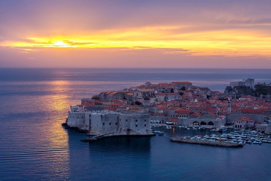 From Dubrovnik: Golden Hour Sunset Cruise with Free Drinks - Lokrum Island and the open Adriatic