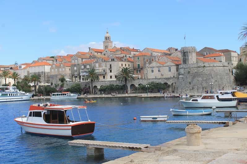 From Dubrovnik: Korcula Island Tour with Wine Tasting - Arriving in Korčula’s old town
