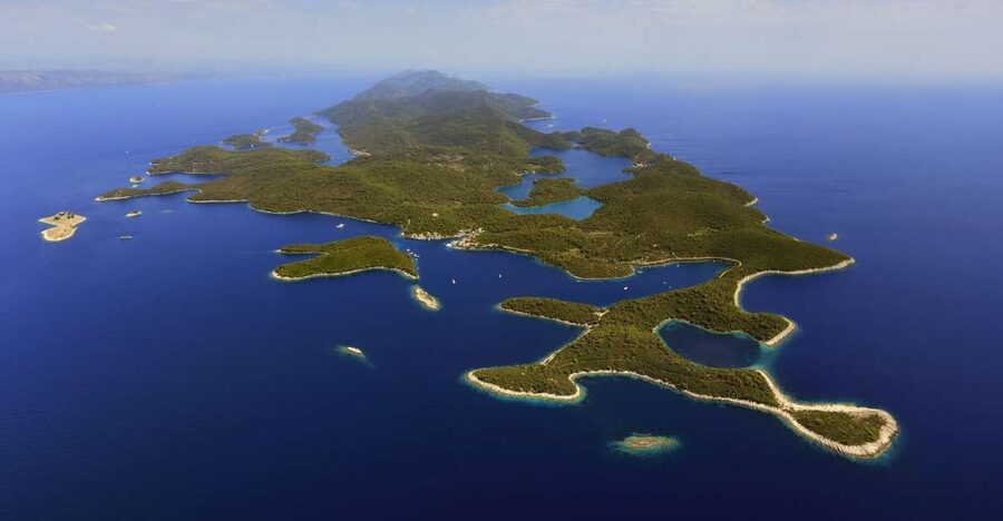 From Dubrovnik: Mljet National Park & Elaphiti Islands Trip - Odysseus Cave, bright water and a little nerve