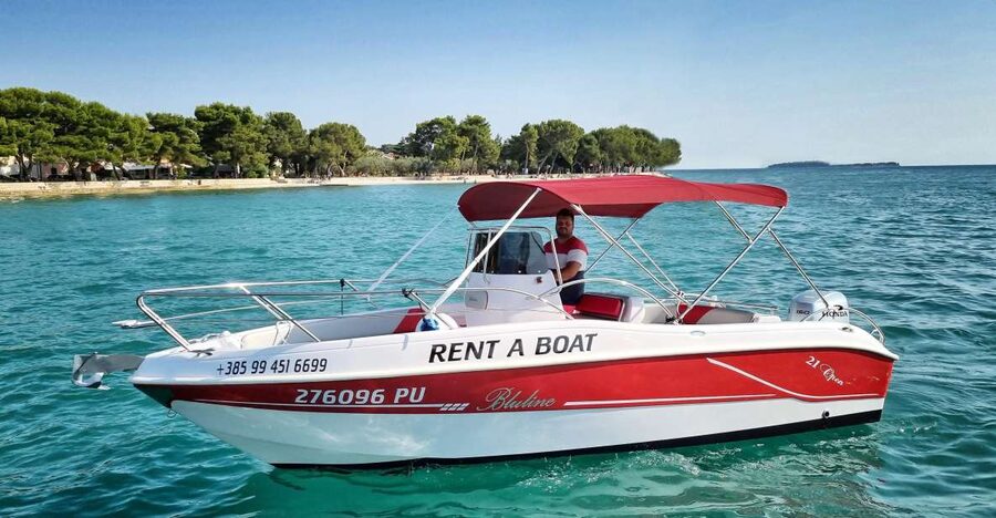 From Fazana: Private sunset dolphin tour - Leaving Fazana for the Brijuni waters