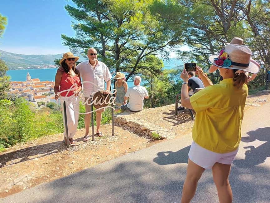 From Korcula Town: Local Wine & Sightseeing Half-Day Tour - From Korcula Town to Pupnatska Luka views