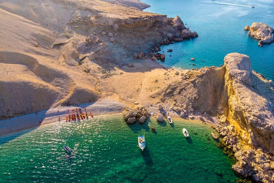 From Metajna/Novalja: Pag Bay Guided Sea Kayaking Tour - Beriknica’s three rocks and the return paddle