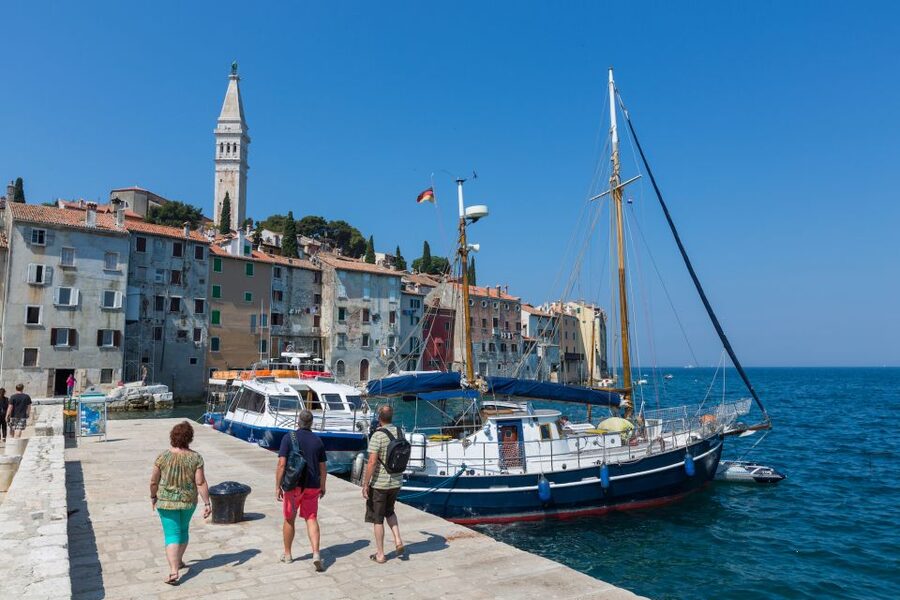 From Pula: Day Cruise to Rovinj, Lim Fjord, and Red Island - Rovinj, the day’s main attraction