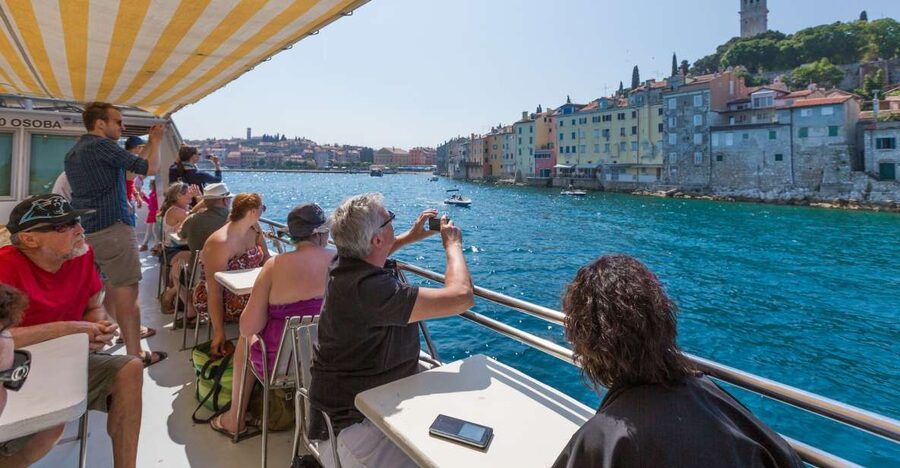 From Pula: Day Cruise to Rovinj, Lim Fjord, and Red Island - Red Island for swimming and downtime