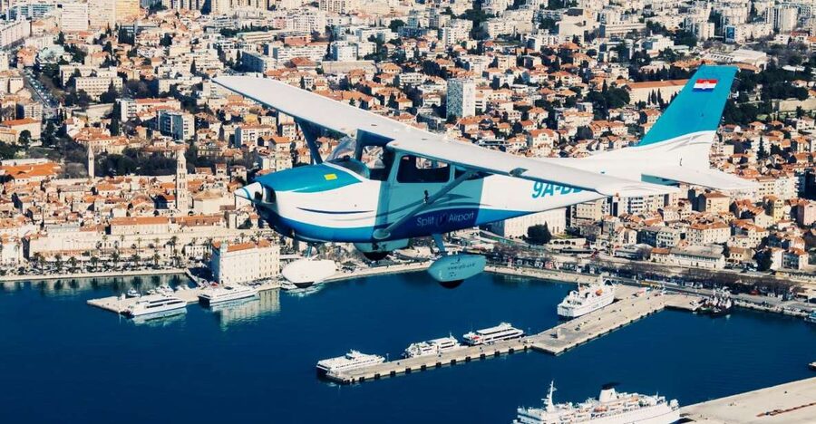 From Sinj: Panoramic Flight over Split - Why this flight gives you a better sense of Dalmatia