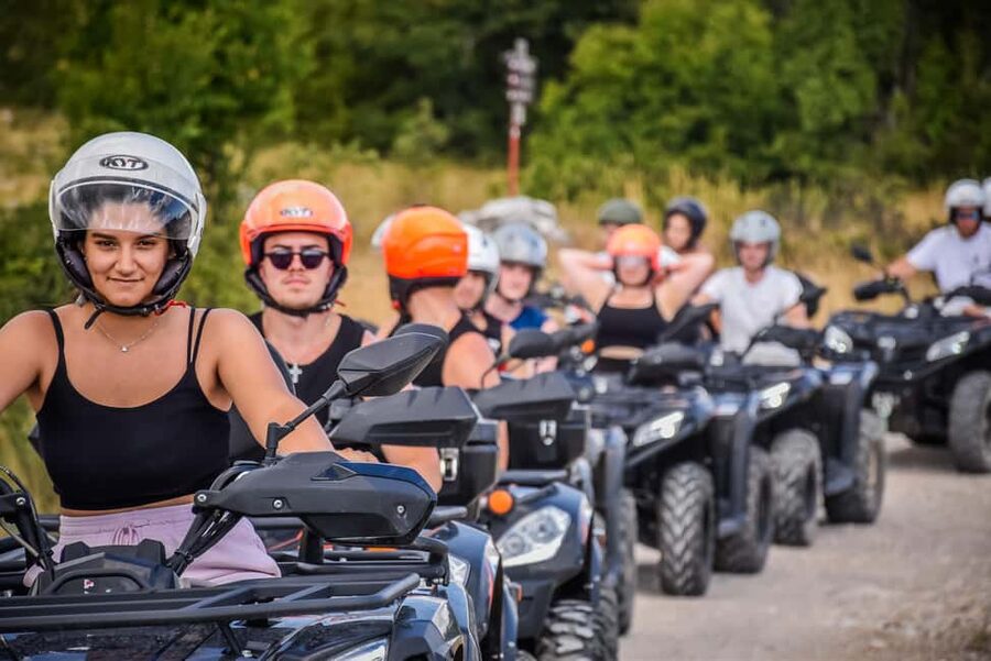 From Split: ATV Dinara Mountain Tour with Picnic - Riding beside the Cetina River fields
