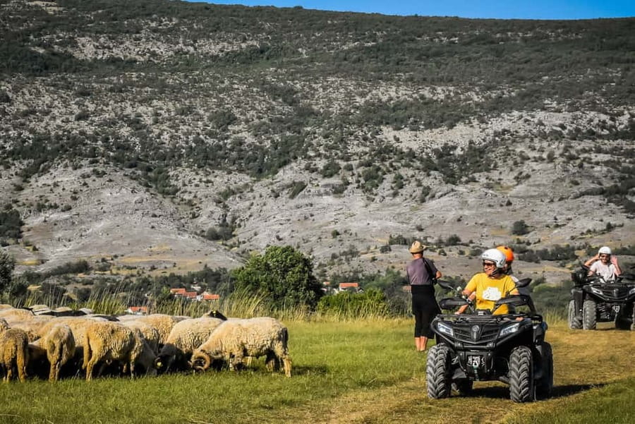 From Split: ATV Dinara Mountain Tour with Picnic - Dinaric trails, shepherd country, and the Church of St. Clement