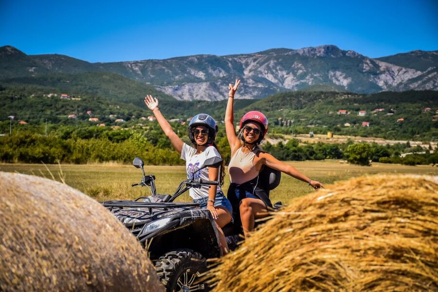 From Split: ATV Dinara Mountain Tour with Picnic - A possible swim and the final return through Hrvace