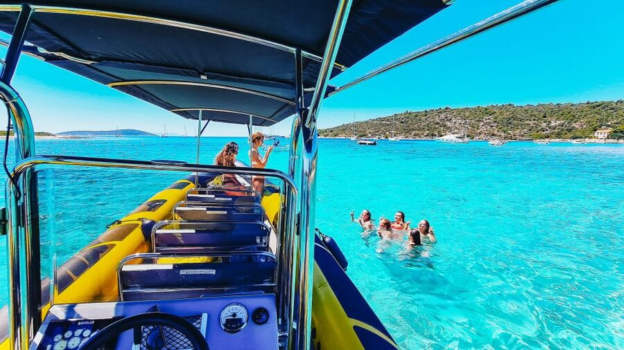 From Split: Blue Cave & 5 Islands with Vis & Hvar Boat Tour - Stiniva Cove, one of Vis’s most dramatic views