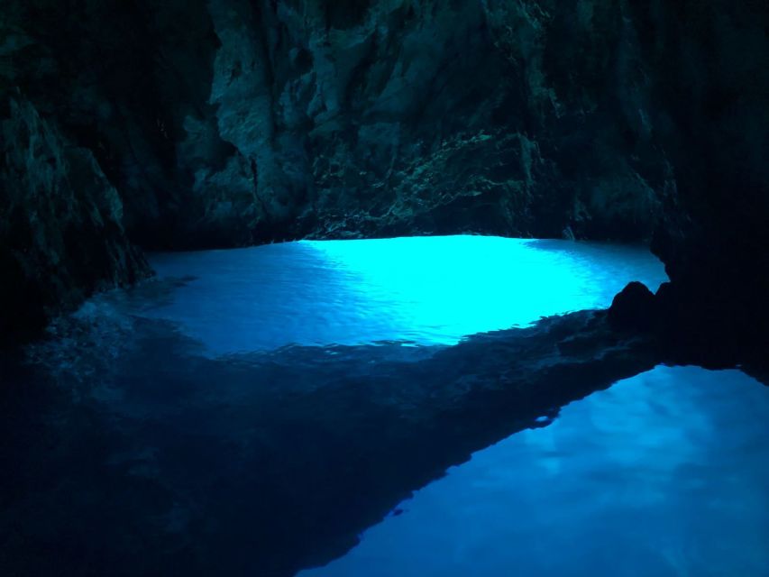 From Split: Blue Cave & Coastal Highlights Private Boat Tour - Budikovac and the Blue Lagoon are made for a swim