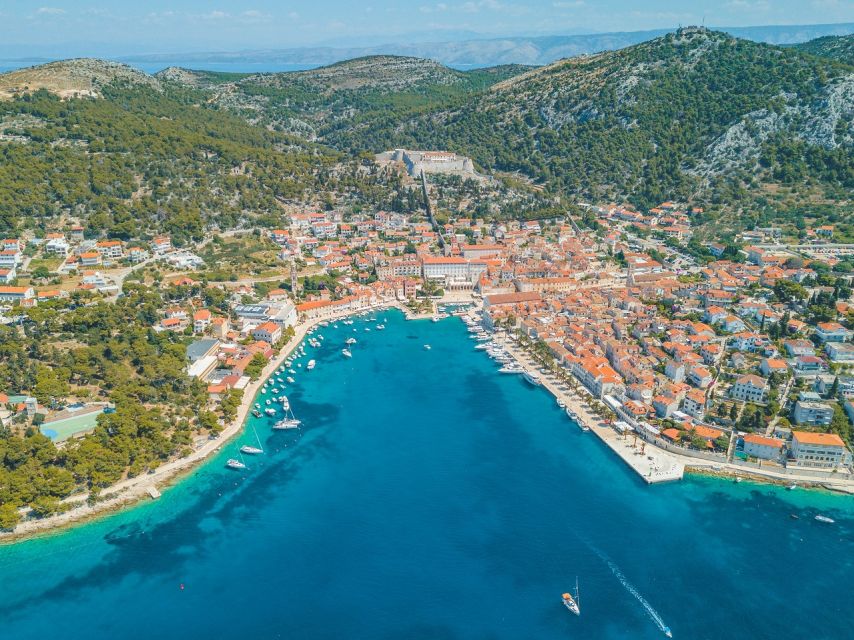 From Split: Blue Cave & Coastal Highlights Private Boat Tour - Hvar closes the route with streets and views