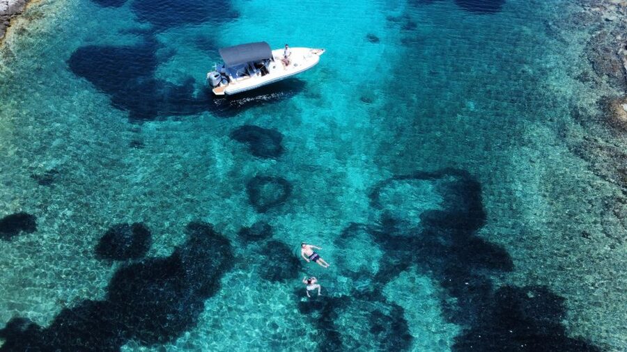 From Split: Blue Lagoon & Trogir Boat Trip with Snorkeling - A private Adriatic day from Split