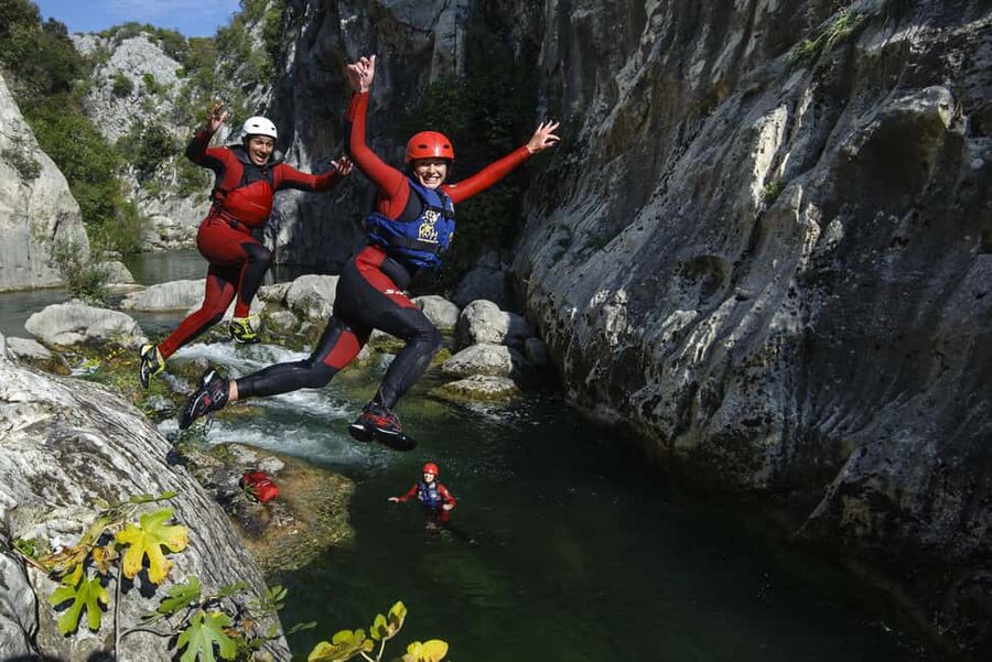 From Split: Canyoning on the Cetina River - Walking Through the Cetina River