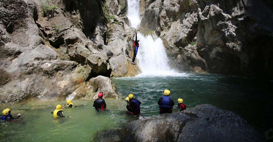 From Split: Canyoning on the Cetina River - Gubavica Waterfall and the Natural Pools