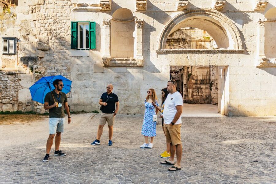 From Split: Half-Day Split & Trogir Small Group Guided Tour - Walking through Diocletian’s Palace for 90 minutes