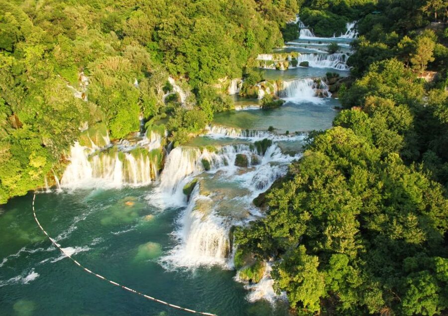 From Split: Krka Waterfalls Cruise & Trogir Walking Tour - Trogir: 75 minutes in a medieval city