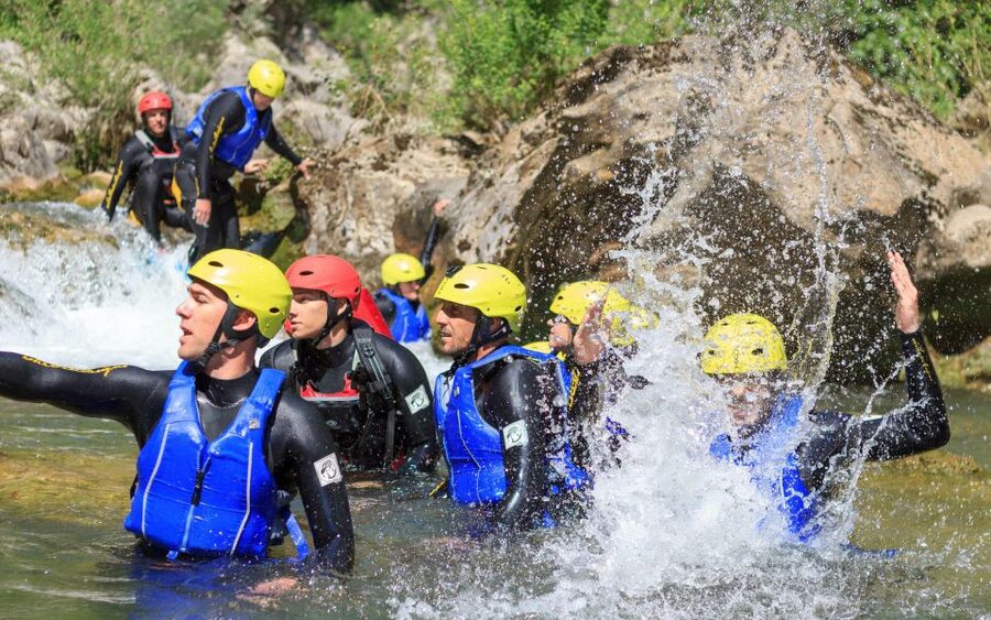 From Split or Zadvarje: Cetina River Canyoning - Basic or extreme: choose your level carefully