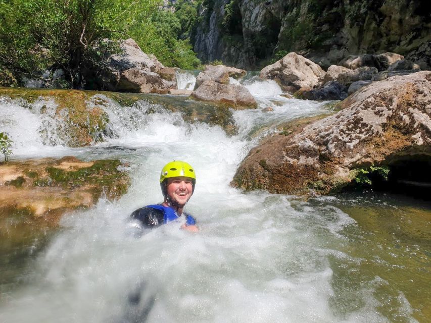 From Split or Zadvarje: Cetina River Canyoning - The tunnels and Gubavica waterfall