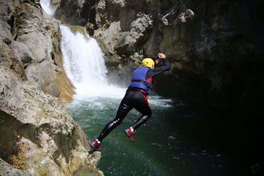 From Split or Zadvarje: Extreme Canyoning on Cetina River - Swimming, scrambling, and sliding through the river