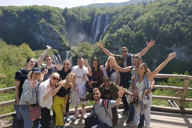 From Split: Plitvice Lakes National Park Guided Tour - The electric train and the final viewpoints