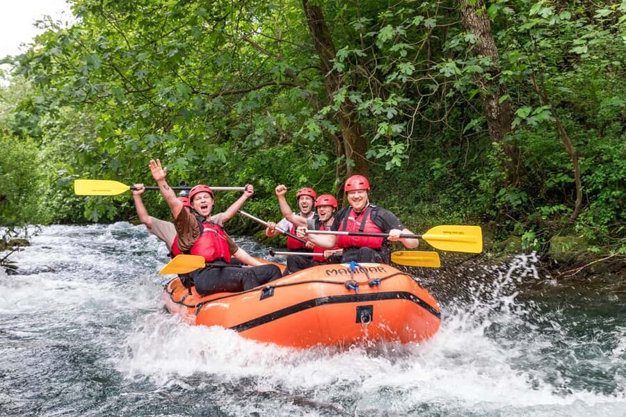 From Split: Rafting, Cave exploring, Cliff jumping w/ Picnic - Cave exploring, waterfalls, and optional cliff jumps