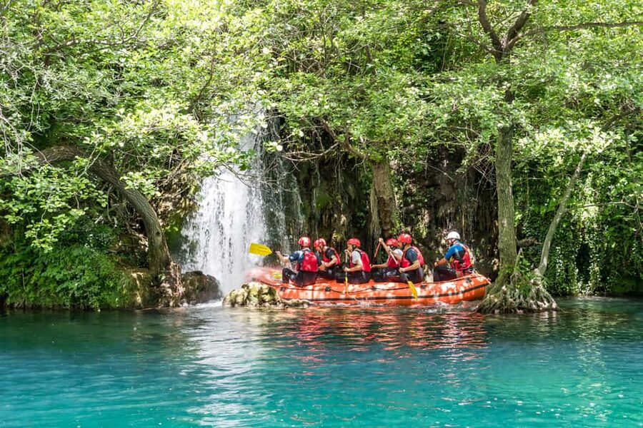 From Split: Rafting, Cave exploring, Cliff jumping w/ Picnic - Leaving Split at 7 am or 2 pm
