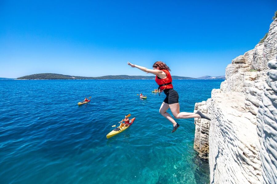 From Split: Sea Kayaking Tour - Kašjuni Beach: one hour to swim and slow down
