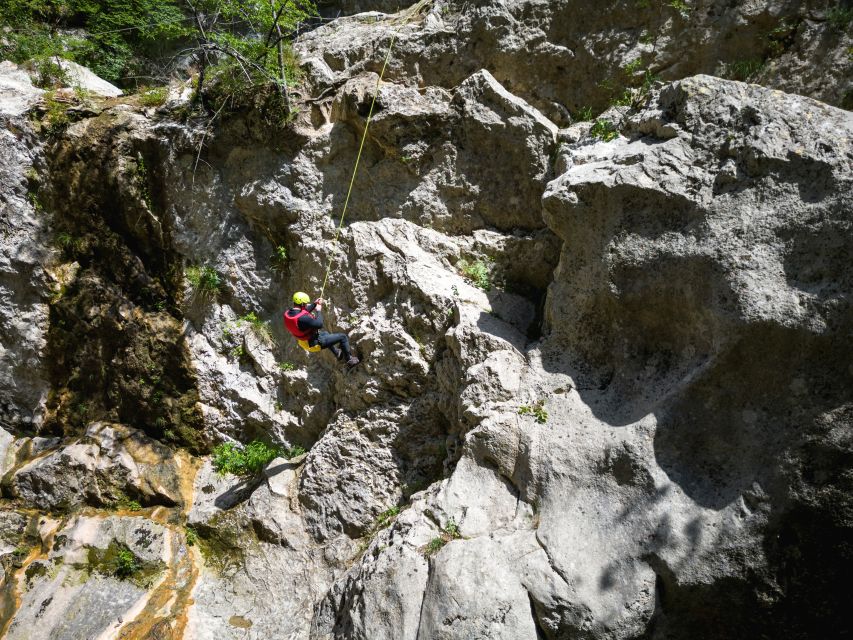 From Split/Šestanovac: Extreme Canyoning on Cetina River - Jumps, slides, and cold clear water