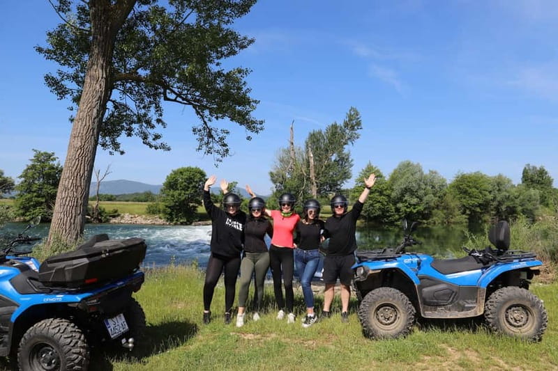 From Split: Three Rivers Quad Tour with Swimming and Lunch - Grab and the old mills at Podi