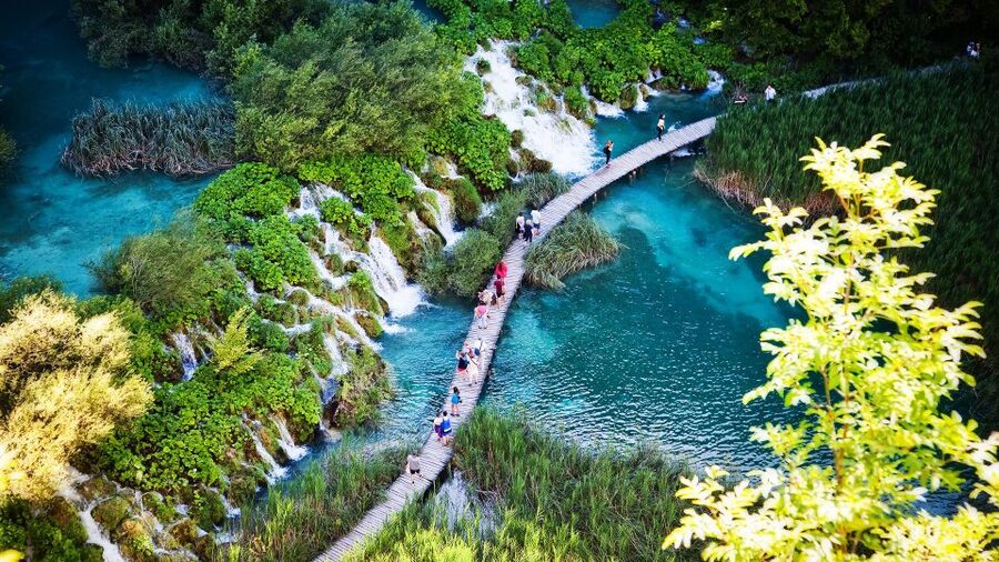 From Split/Trogir/Omiš: Plitvice Lakes Guided Group Tour - Key points at a glance