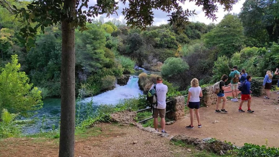 From Trogir, Seget & Okrug: Krka Waterfalls Culture Tour - Reaching Krka and Skradinski buk