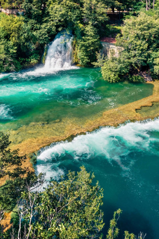 From Trogir, Seget & Okrug: Krka Waterfalls & Swimming - The Drive From Trogir, Seget, and Okrug