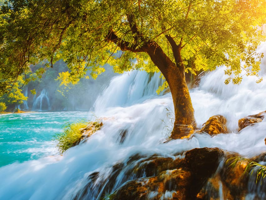 From Trogir, Seget & Okrug: Krka Waterfalls & Swimming - Skradin Gives the Day a Different Rhythm