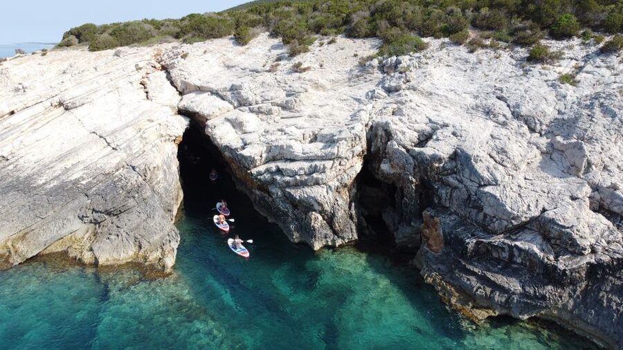 From Zadar: Full Day Dugi Otok Guided Paddle Board Tour - Why the submarine tunnels are the star of the day