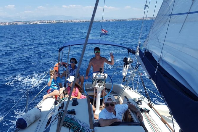 From Zadar: Full day sailing tour - What the first swim stop is like