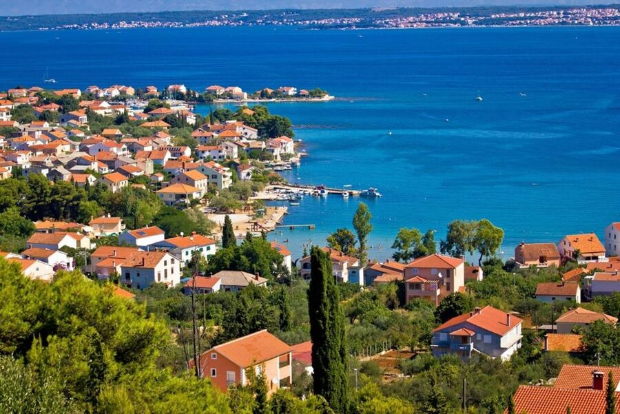From Zadar: Full-Day Ugljan Self-Guided Bike Tour - St. Michael’s Fortress and the Big View