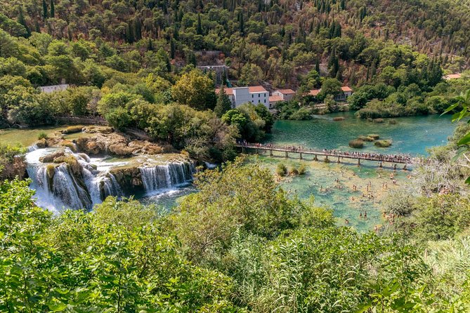 From Zadar: Krka National Park and Waterfalls Day Trip - From Zadar to Krka by air-conditioned bus