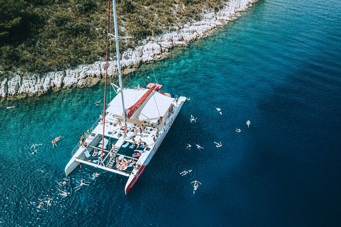 Full-Day Catamaran Cruise to Hvar & Pakleni Islands with Food and free Drinks - What the $119.72 price really covers