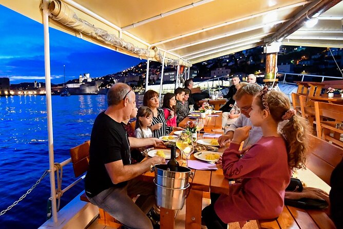 Gastro Cruise | Dinner and Boat ride around Dubrovnik Old Town - The three-course dinner, from cold starter to fish stew