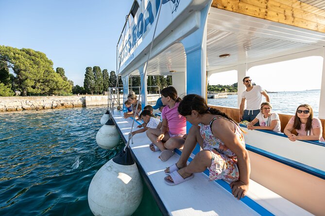 Glass boat tour Fažana with swimming stop - The route between Veliki and Mali Brijuni