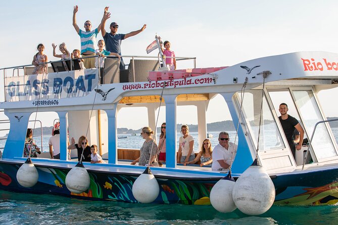 Glass boat tour Fažana with swimming stop - What the $35.80 price gets you