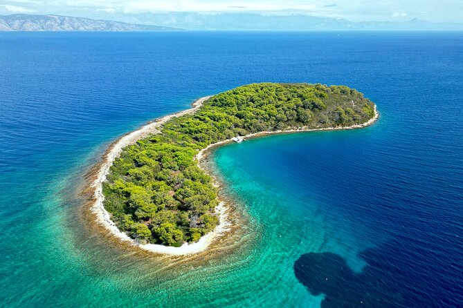 Golden Horn Beach & North Shore of Hvar Island Private Boat Tour - Zečevo islet and the first real swim