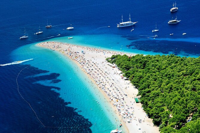 Golden Horn Beach & North Shore of Hvar Island Private Boat Tour - From Makarska to Zlatni Rat in about 50 minutes
