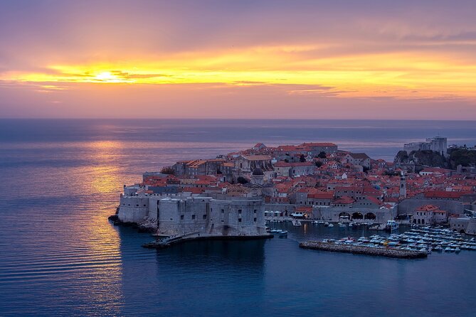 Golden hour SUNSET CRUISE from Dubrovnik Old Town - Dubrovnik’s walls from the water