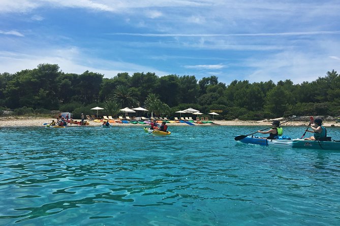 Guided kayaking tour to Pakleni islands - Swimming and snorkeling in clear water
