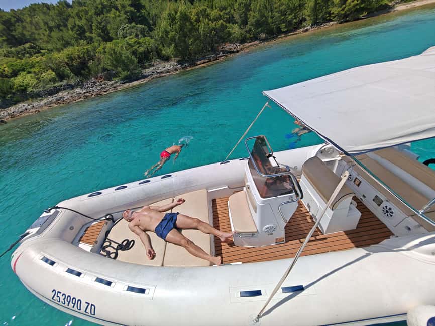 half day group speedboat tour of the islands around Zadar - Preko is the longest and most flexible stop