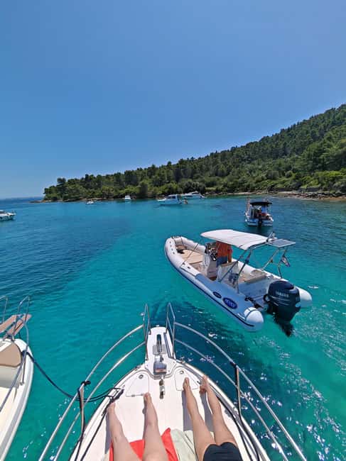 half day group speedboat tour of the islands around Zadar - What the speedboat feels like on the water
