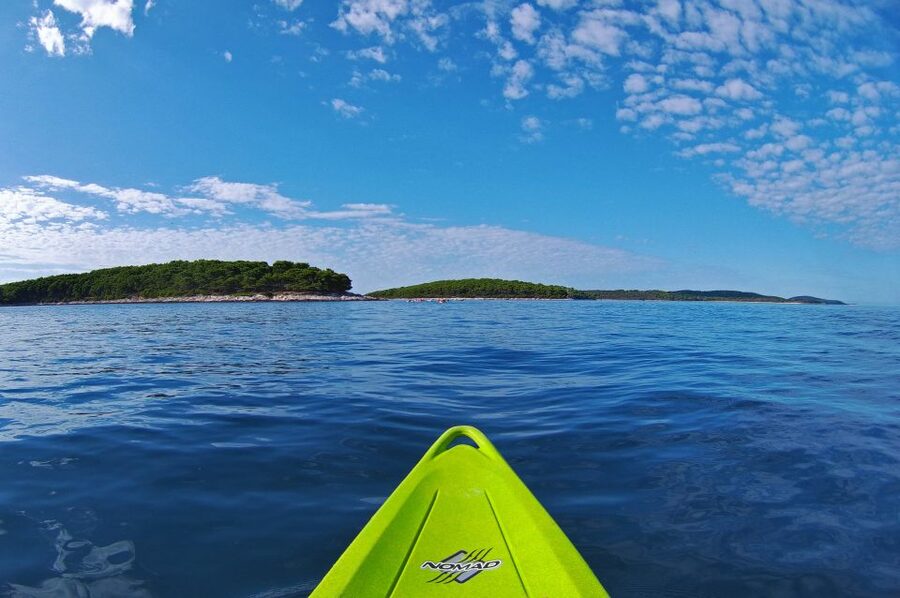 Hvar: Pakleni Islands Self-Guided Kayaking Tour - The crossing from Hvar to the Pakleni Islands