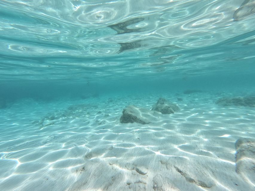 Hvar: Private Sailing Boat Trip with Swimming and Snorkeling - The first swim at Mlini Beach